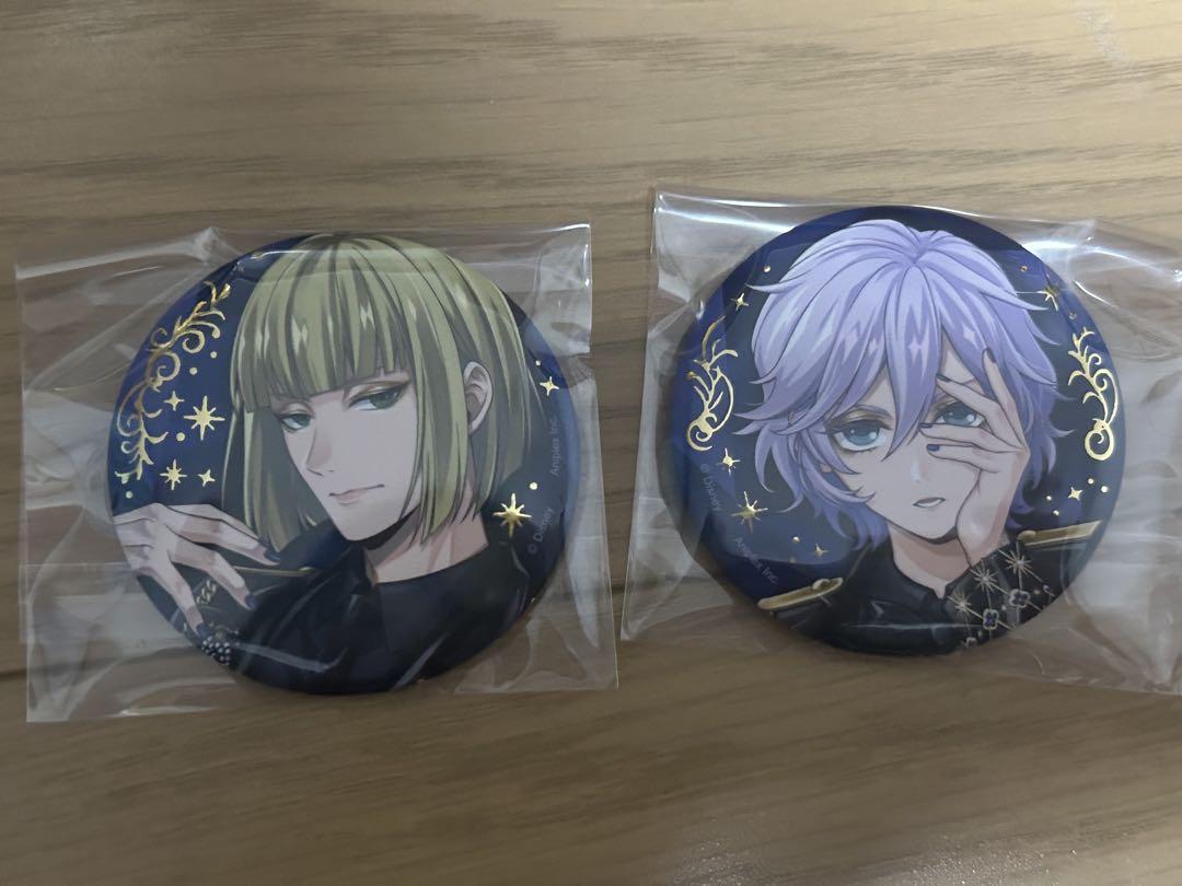 ⭐️ツイステ展 ブレイジングジュエル 缶バッジ ルーク・エペル