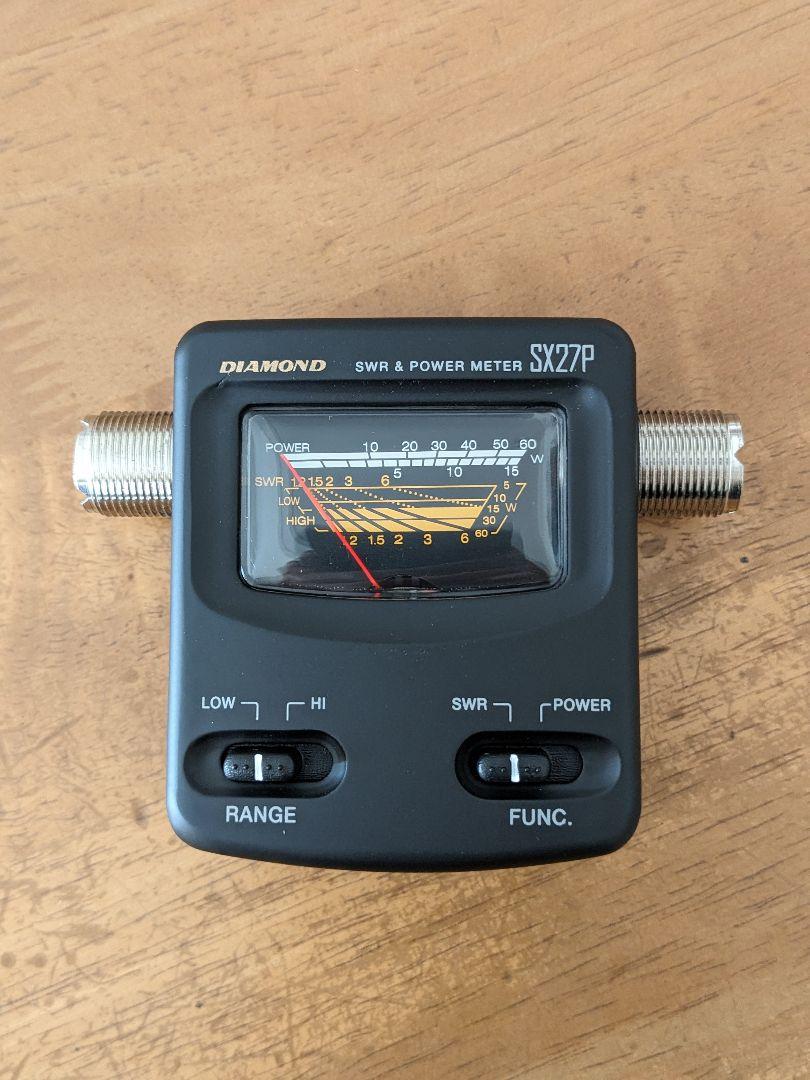ダイヤモンド 144/430MHz帯コンパクトSWRパワー計 SX27P