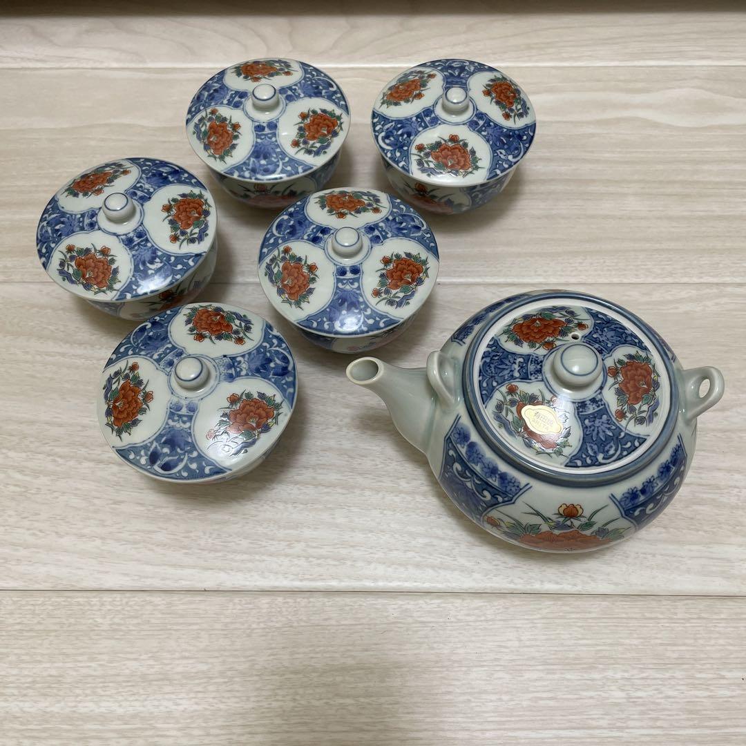 新品未使用 有田焼 特選御茶器 茶器揃急須 蓋付き湯呑み 来客用 有田焼 急須 蓋付き湯呑み5客セット 新品未使用品 箱入り｜Yahoo