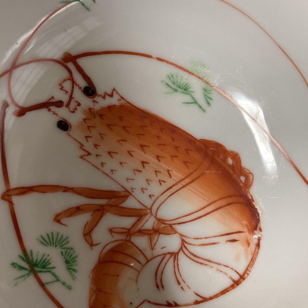 台湾皿 中華皿 エビ 海老皿