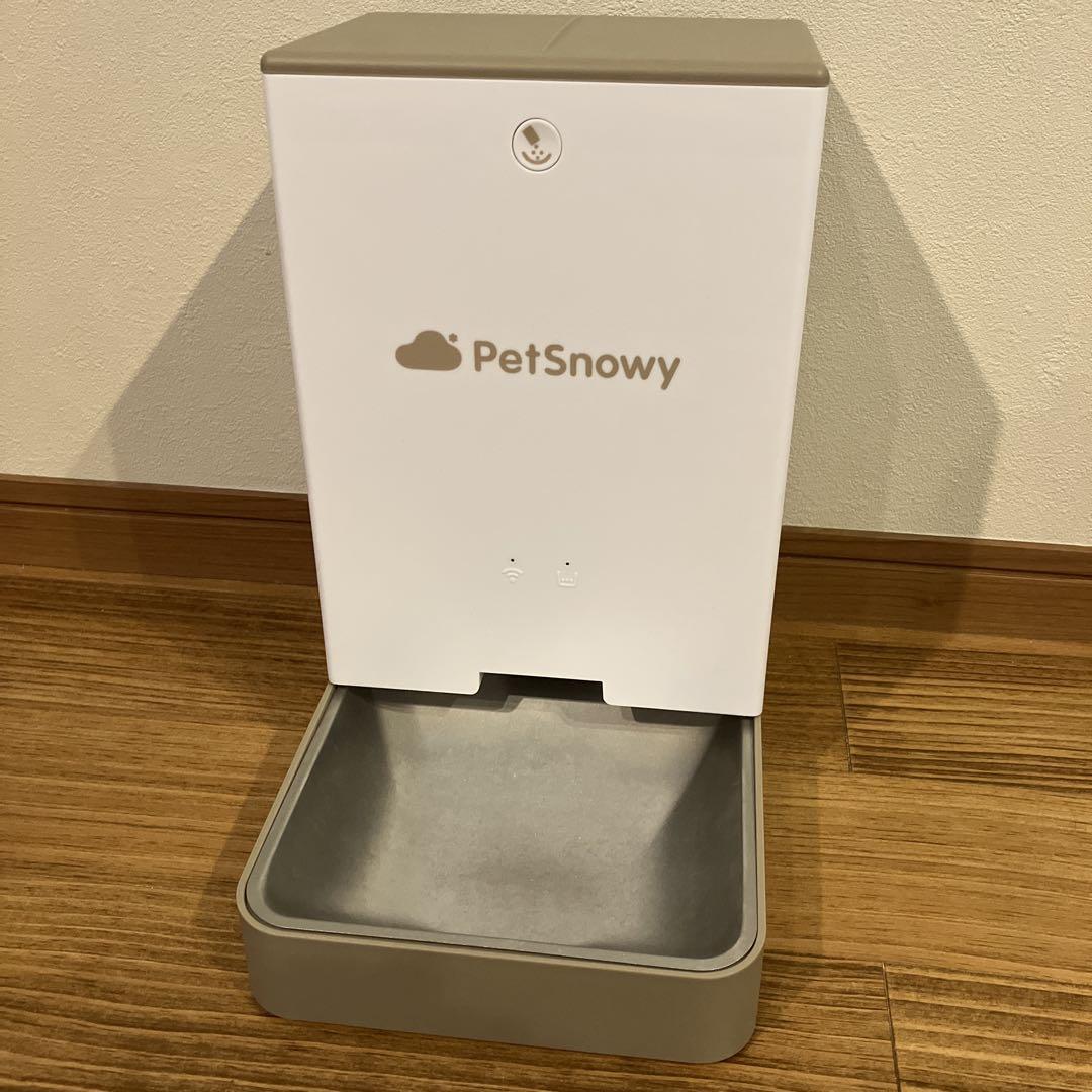 PetSnowy 自動給餌器 スマホ管理 2WAY給電 4L 中小型猫犬用