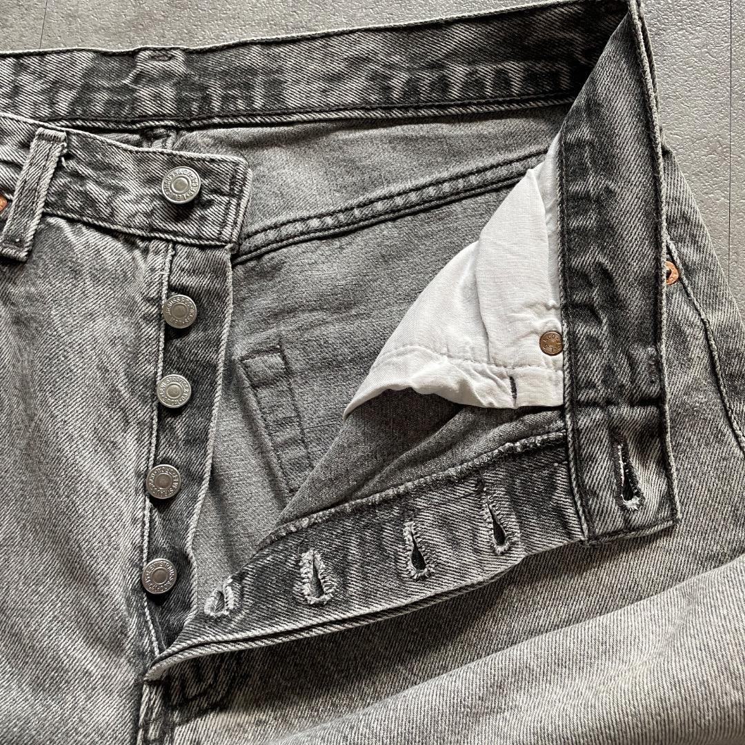 【W32 L30】90s USA製 ブラックデニム リーバイス 501