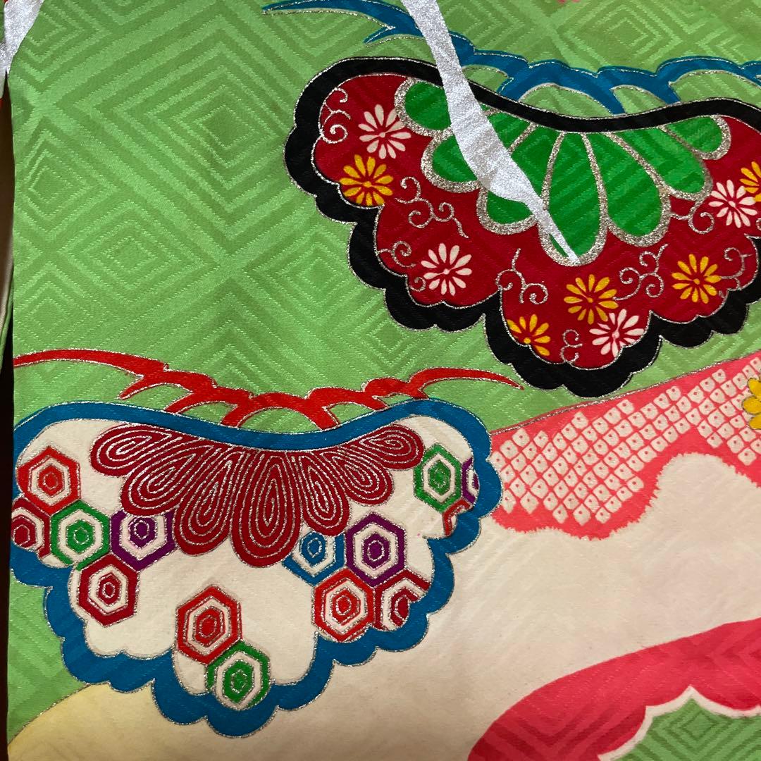 子供着物 大正ロマンやや傷や汚れあり