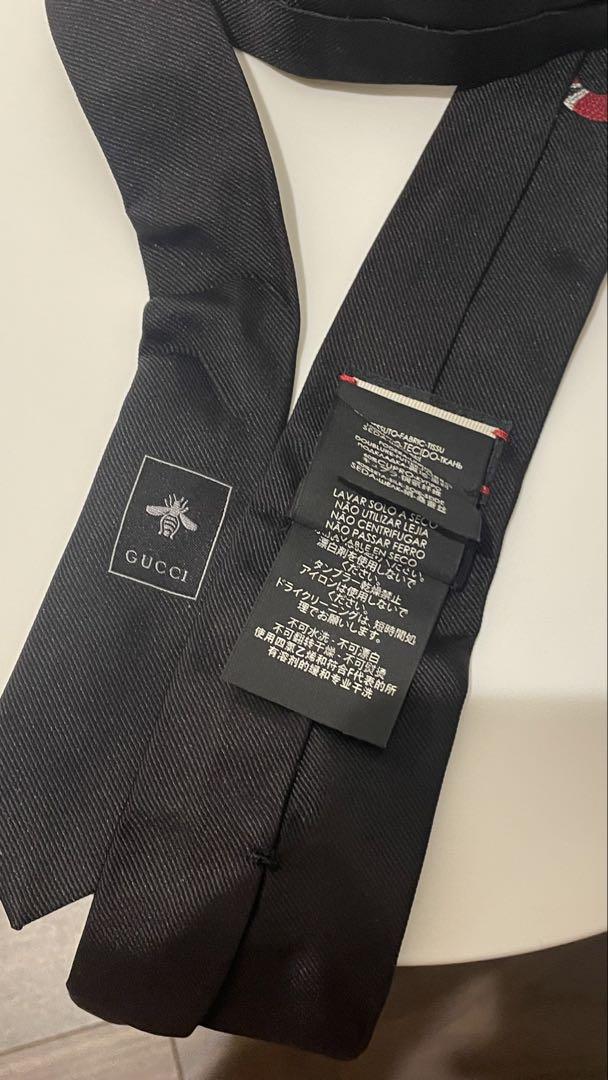 レビュー高評価の商品!の商品をすべて GUCCI グッチ スネークモチーフ ブラック ネクタイ 小物