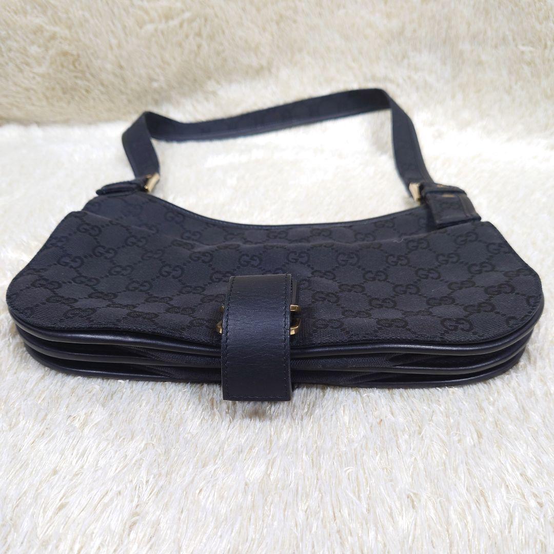 在庫限定品 美品 GUCCI GG柄 キャンバス レザー ショルダーバッグ 90659 yFWsf-m84453533200 特価正規品