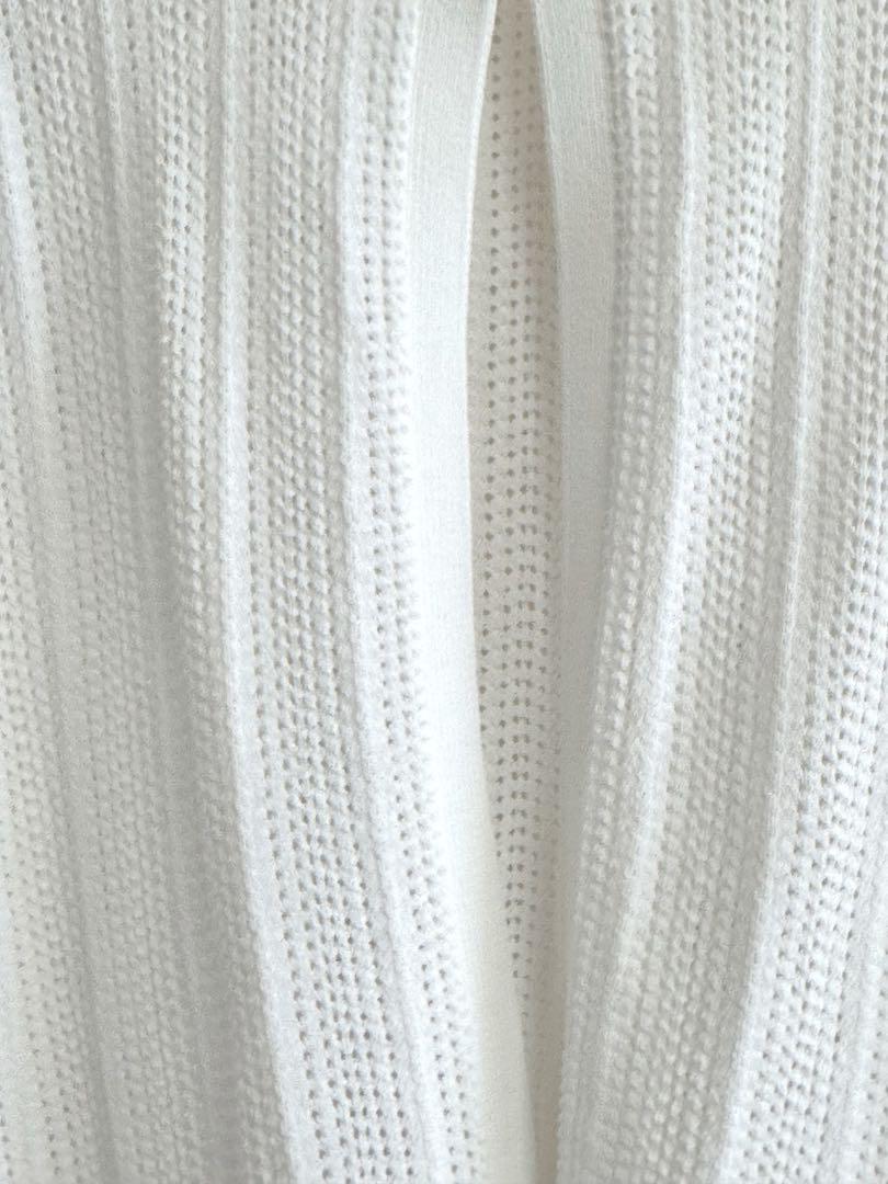 24SS タグ付き　ANAYI レーシーニット カーディガン　36