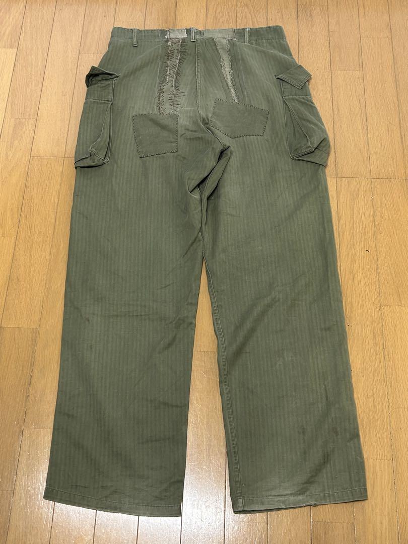 40's ボロ M43 HBT 13スターボタン ヘリンボーンベイカーパンツ