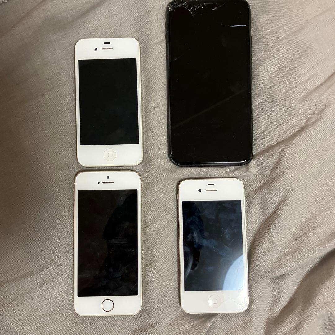 iPhone ジャンク品 4台Apple