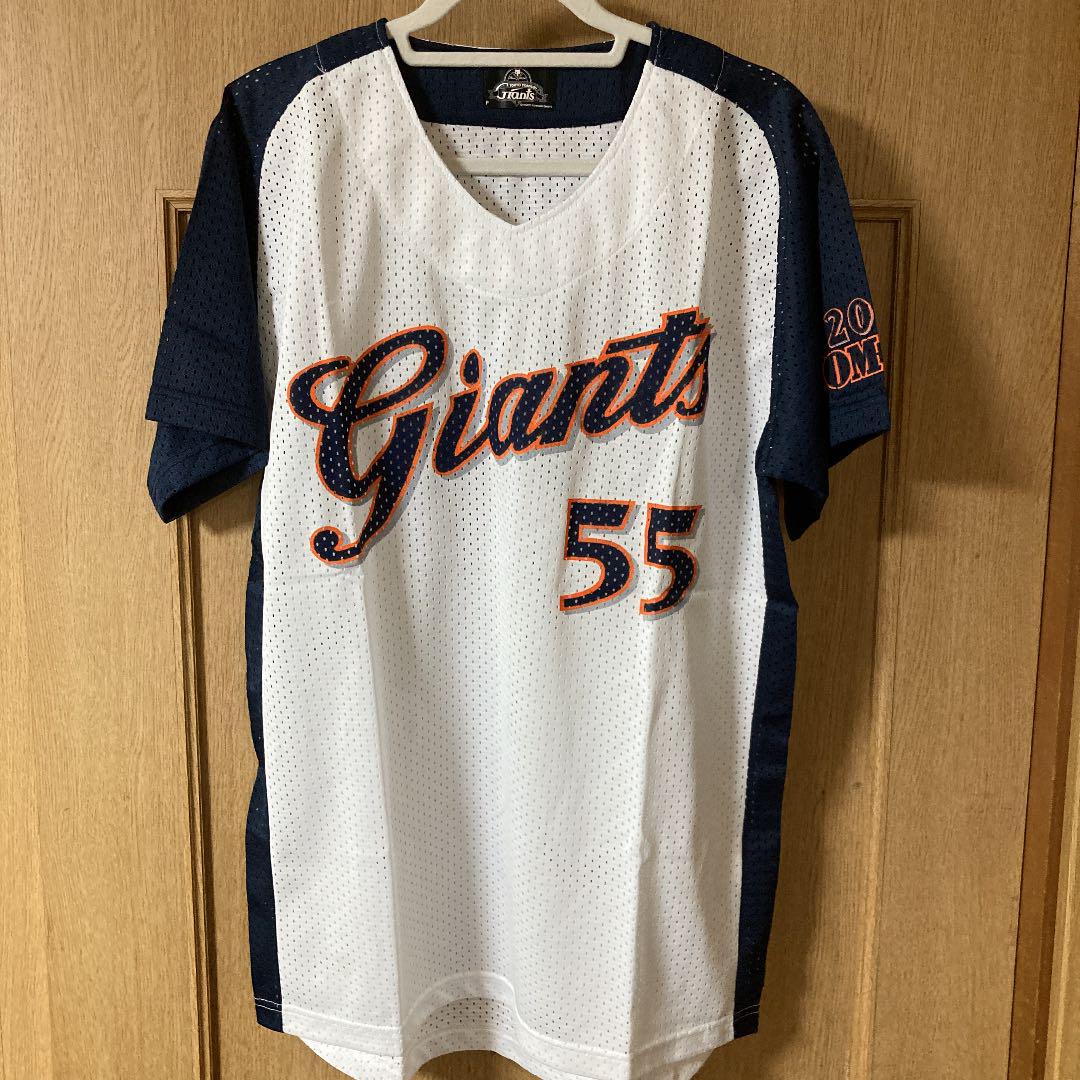 読売ジャイアンツ2002 ユニフォーム55 松井秀喜メッシュ - メルカリ
