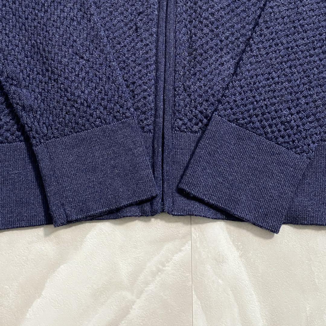 A17546 美品 マッキントッシュロンドン ウール鹿子ドライバーズニット XL A17546 美品 マッキントッシュロンドン ウール鹿子ドライバーズ