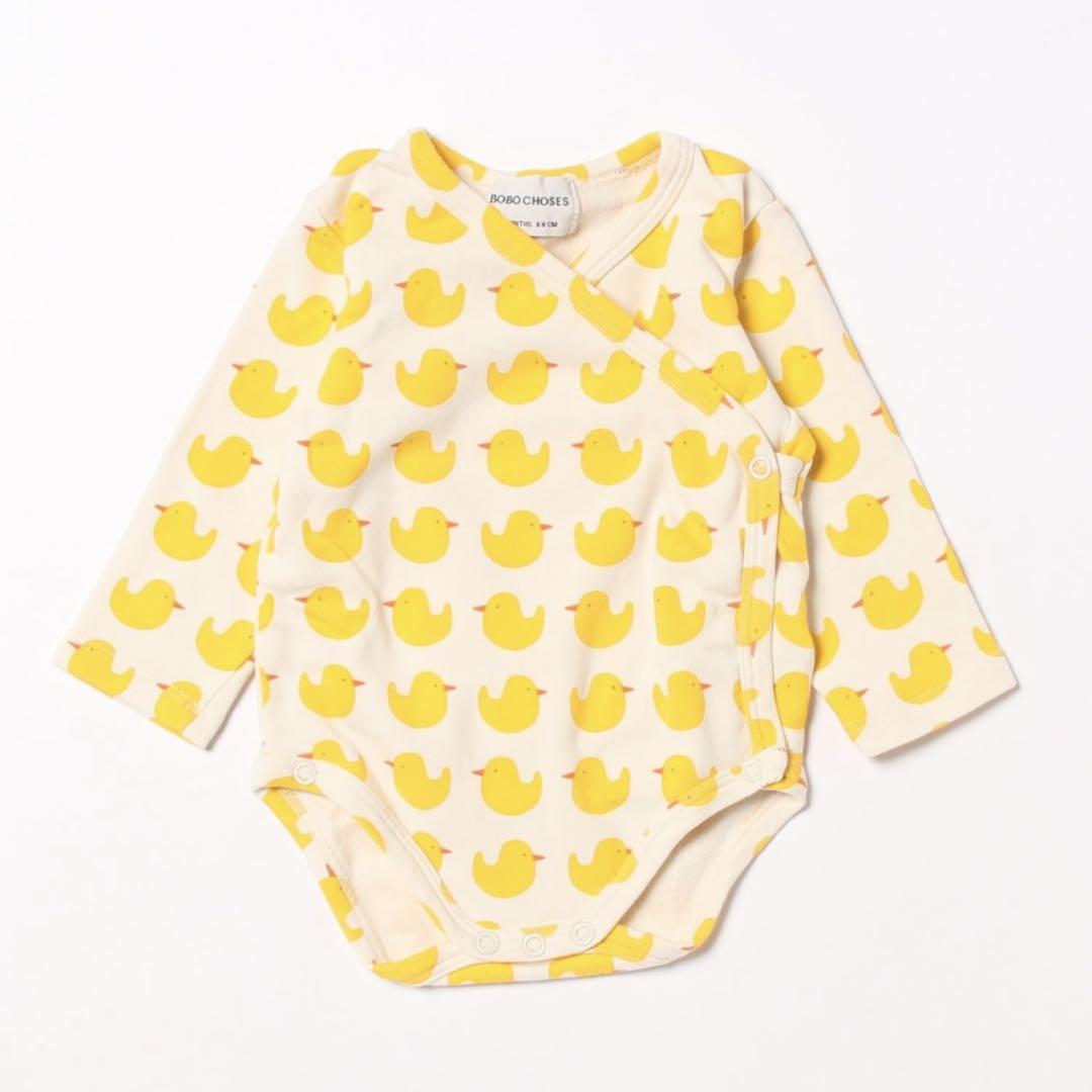 BOBO CHOSES ボボショーズ　アヒル柄ロンパース　80サイズ