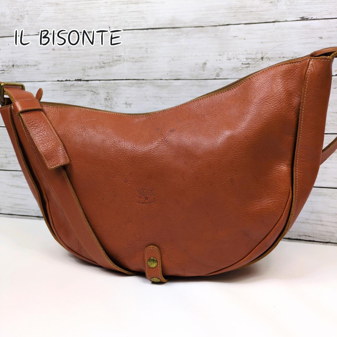 イルビゾンテ ショルダーバッグ ハンドバッグ ハーフムーン 2wayILBISONTE