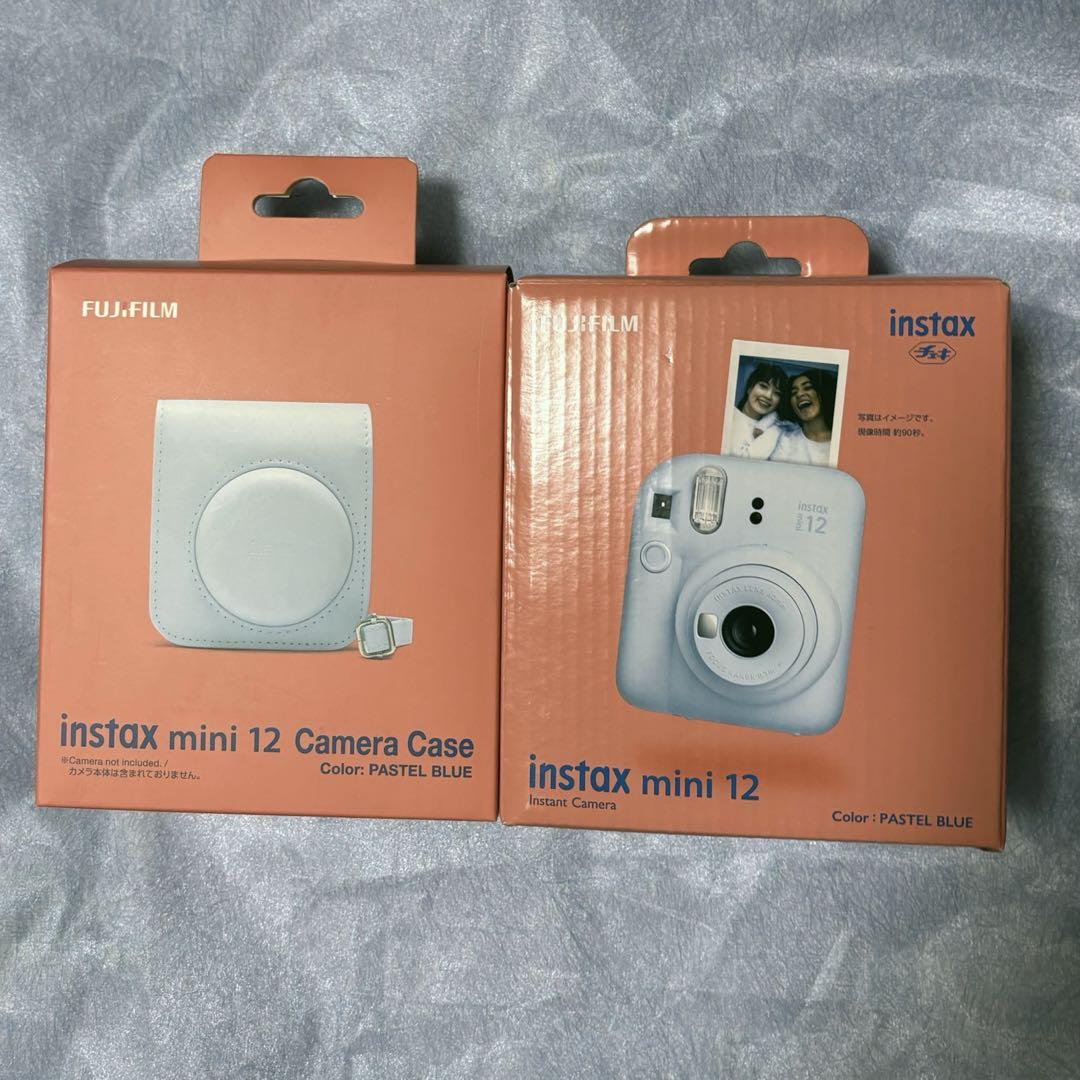 新品　未開封　instax mini12 本体&専用ケースセット