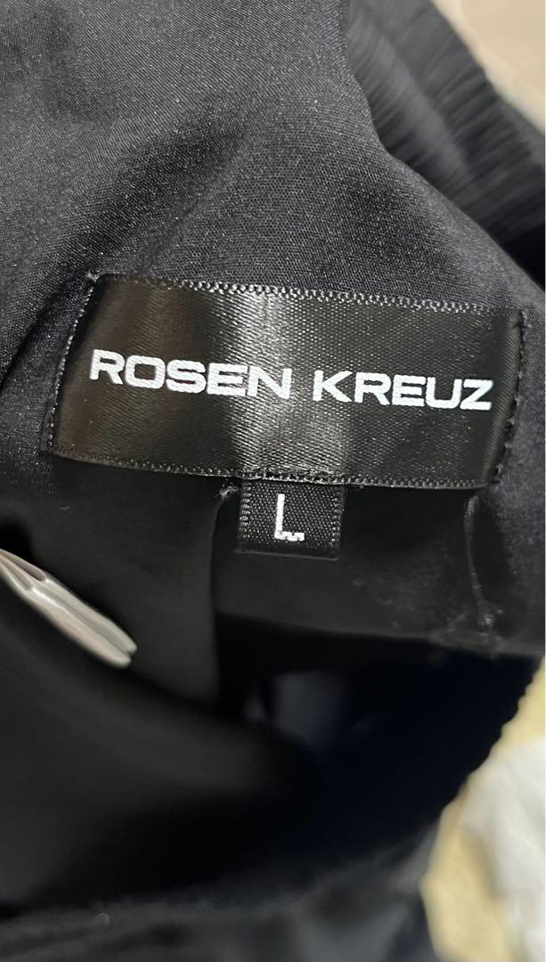 【Rosen Kreuz】drape flare cargo pants