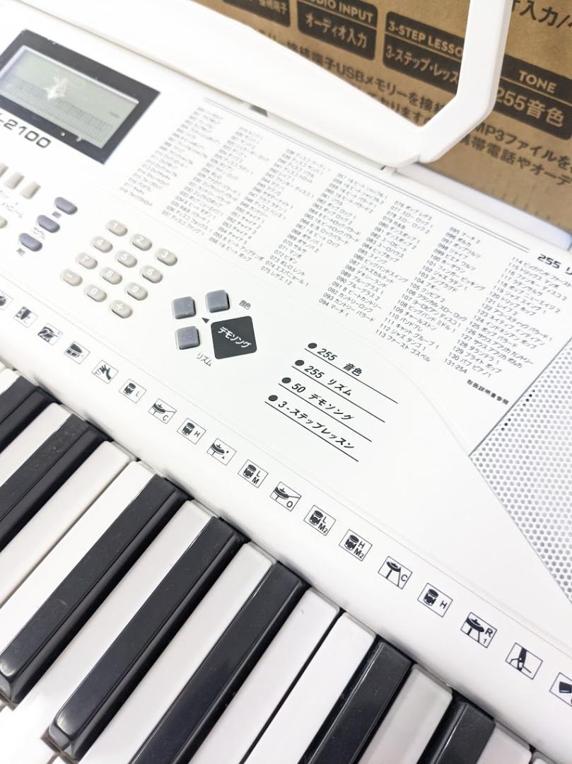 JOY MK-2100 61鍵盤 マイク 譜面台付き キーボード 電子ピアノ