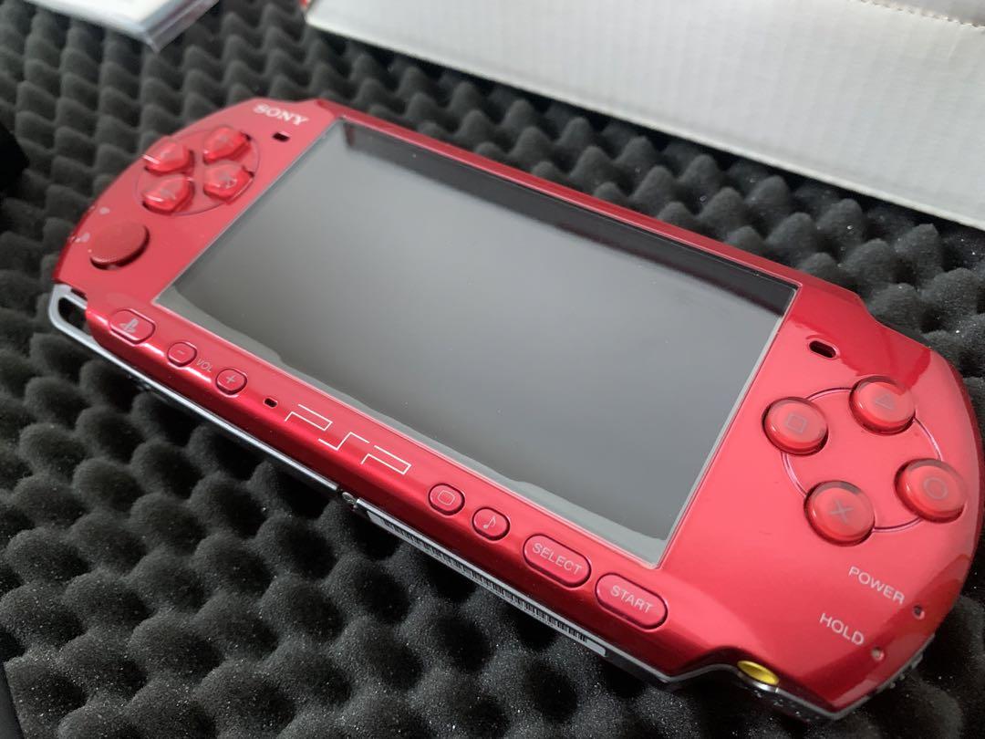 PSP 3000 Radiant Red RR Console only No Battery [H] | eBay