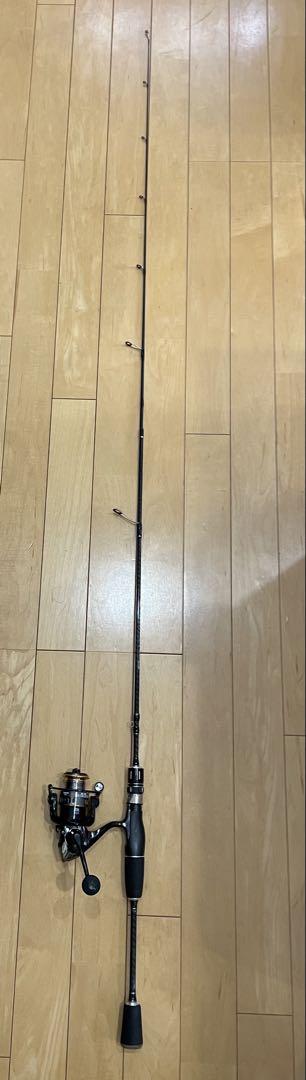 釣りセット2ピースロッド&リール・トラウトスプーンセット&ライン100mオマケ付