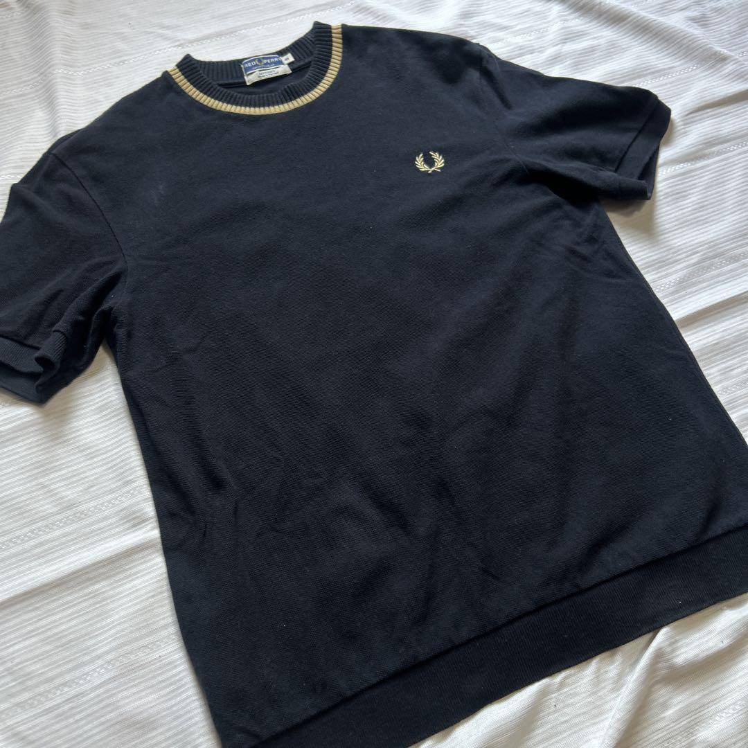 Fred perry フレッドペリー　ニットソー コットンニット size 40