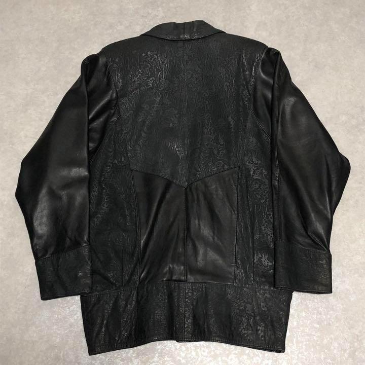 80s ビンテージ オールド オーストラリア製 レザー 羽織り ジャケット