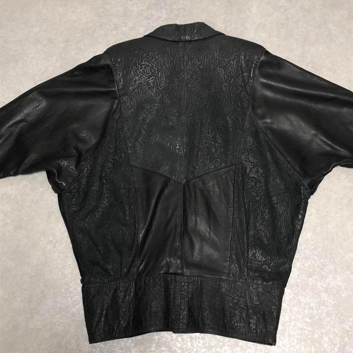 80s ビンテージ オールド オーストラリア製 レザー 羽織り ジャケット