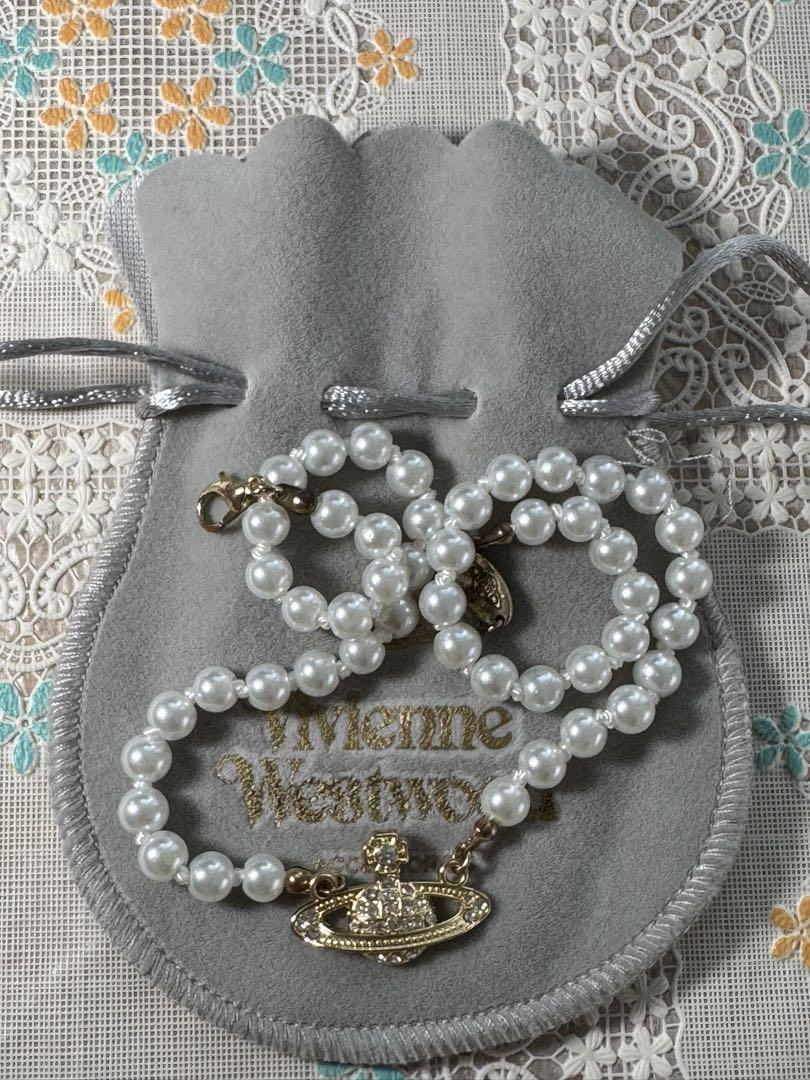 正規品Vivienne Westwood ネックレス ゴールド メッキ パール