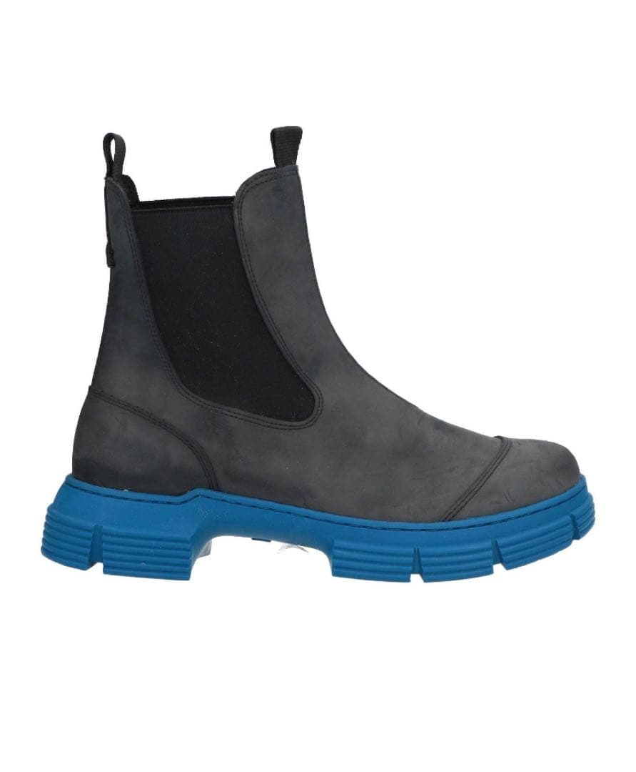 GANNI チャンキーチェルシーラバーブーツ35