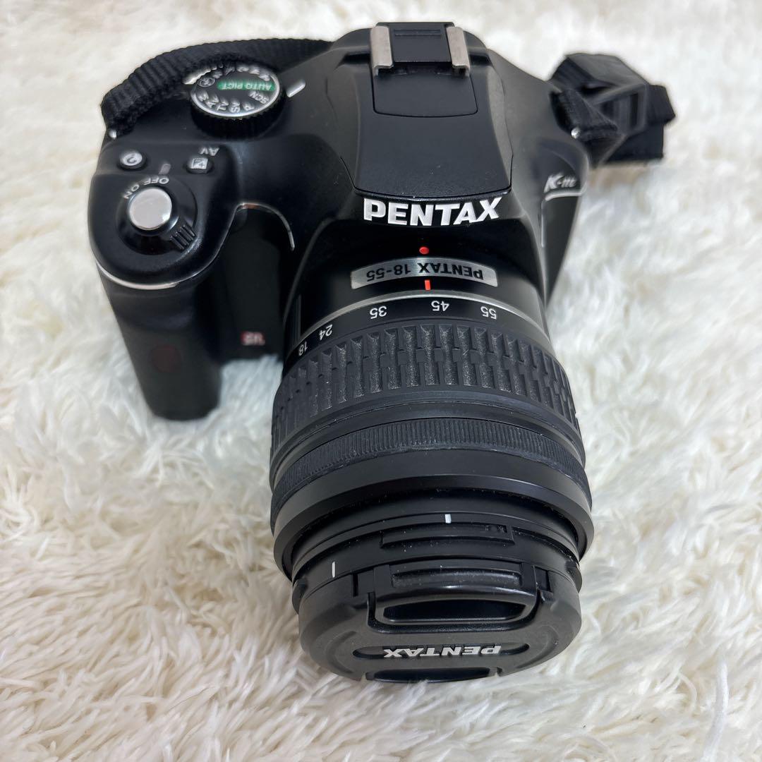 PENTAX K-m デジタルカメラ＋18-55mm ズームレンズ セット