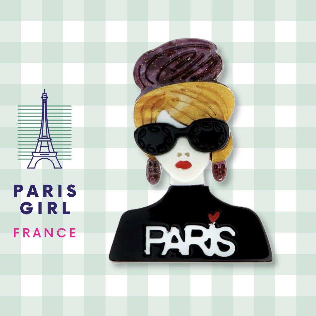 Paris broach パリジェンヌ風 ブローチ PARISタートルレディ