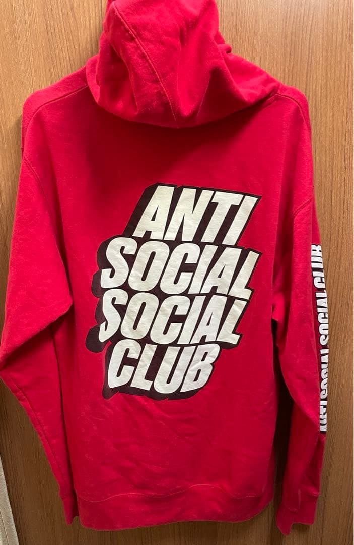 ANTI SOCIAL SOCIAL CLUB パーカー　新品未使用 anti social social club assc パーカー オレンジ