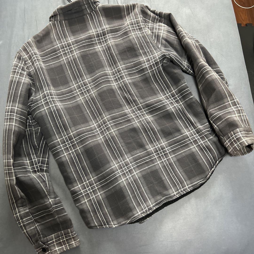 ジャケット・アウター supreme Pile Lined Plaid Flannel Shirt