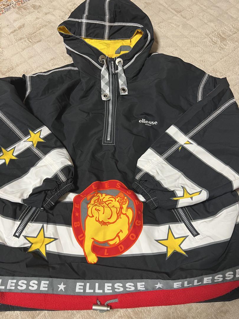 ellesse ITARY ブルドッグ柄スキーウェアメンズ