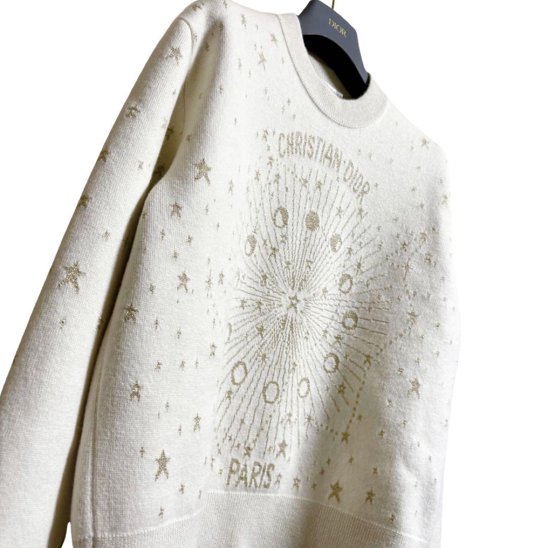極美品☆正規品　Dior ディオール　カシミヤ　ロゴ　ニット　セーター 極美品☆正規品 Dior ディオール カシミヤ ロゴ ニット セーター