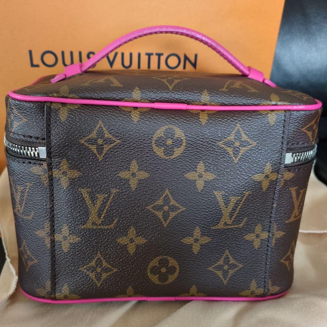 驚きの値段 Louis Vuitton ニースミニモノグラムポーチ ブラウン/ピンク バッグ
