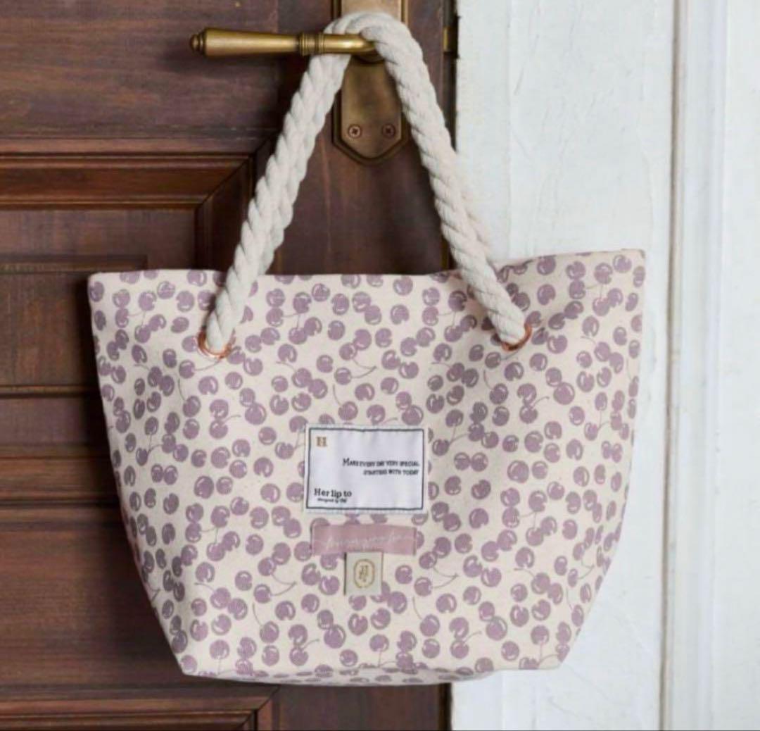 新品】HLT Cherry Tote Bag herlipto 2025 - メルカリ