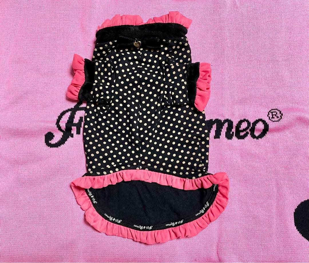 本日特価】FifiRomeo ドットTシャツ ピンク M 犬用品 | ordering