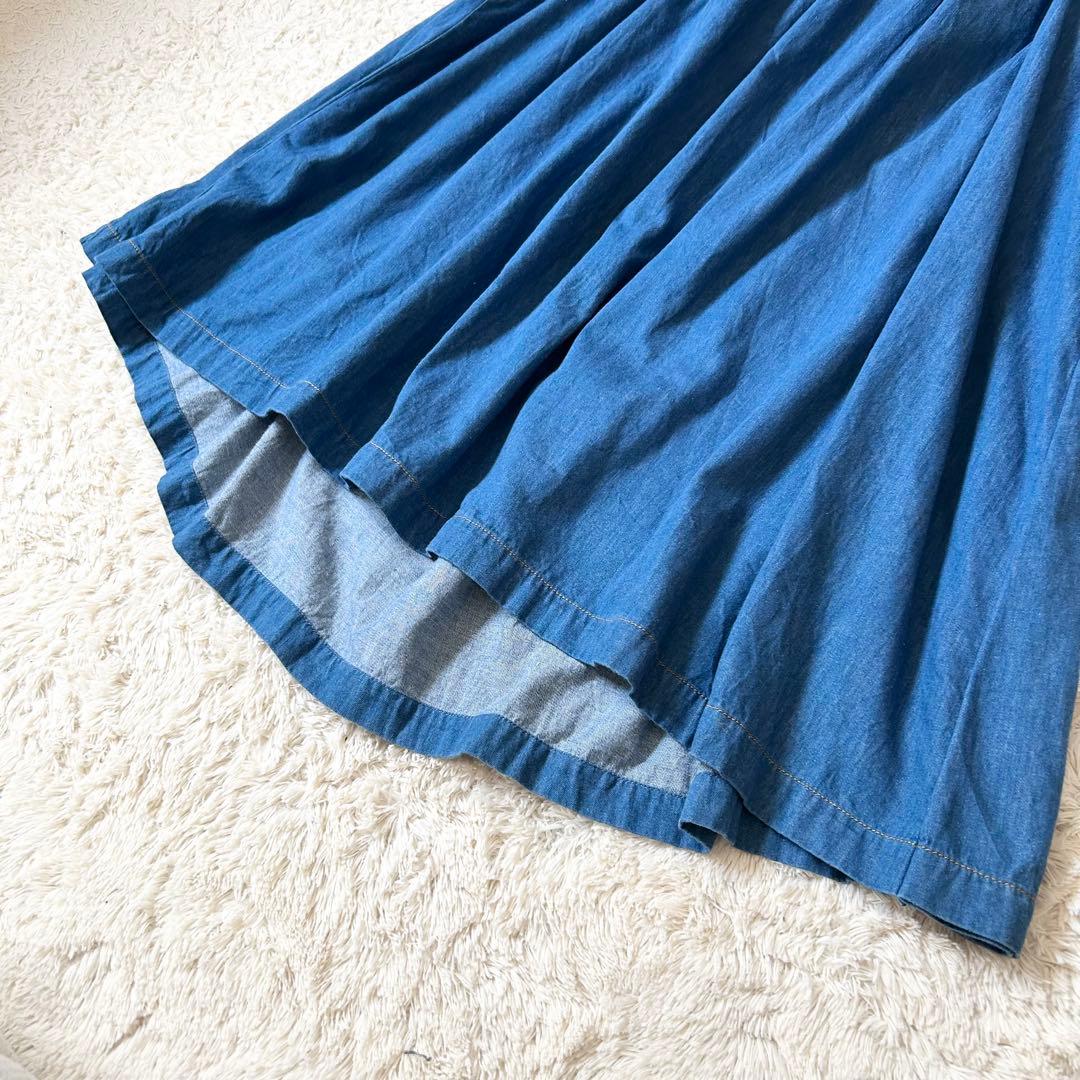 ✨美品✨RhodoLirioN JUMPERDRESS デニム ロング ✨美品✨RhodoLirioN JUMPERDRESS デニム ロング