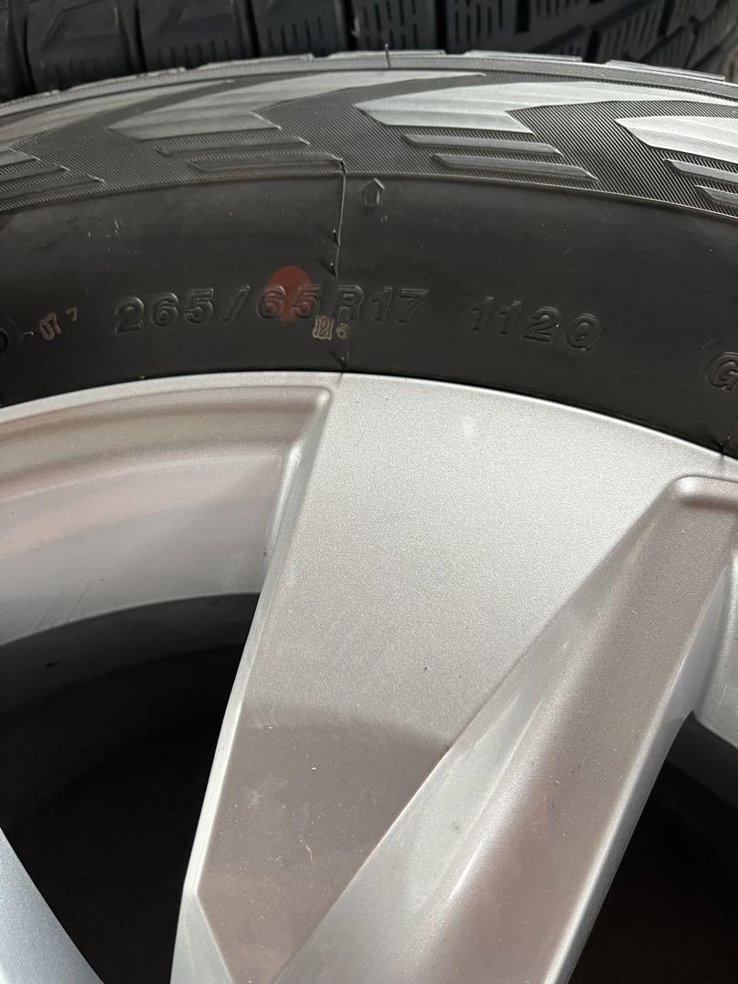 ランクルプラド150後期265/65R17 タイヤ・ホイールセット 4本