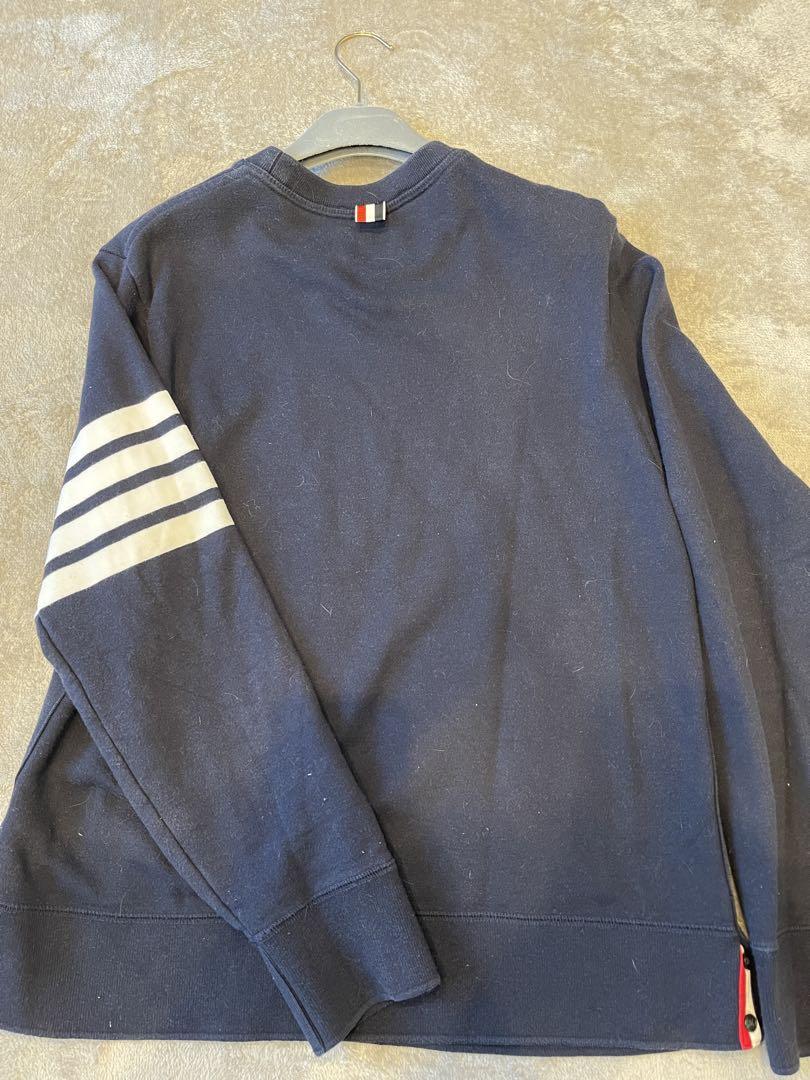 THOM BROWNE ネイビー 4 スウェットシャツ