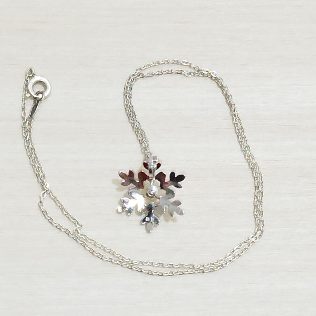 MIKIMOTO 雪の結晶 パール ネックレス MIKIMOTO 雪の結晶 パール ネックレス シルバー - アクセサリーオンライン
