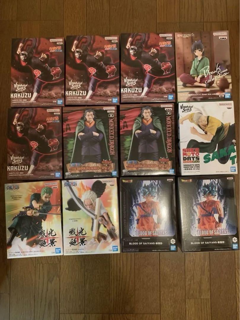 最新 プライズ ワンピース NARUTO ドラゴンボール その他　37個セット プライズフィギュア まとめ売り ドラゴンボール NARUTO