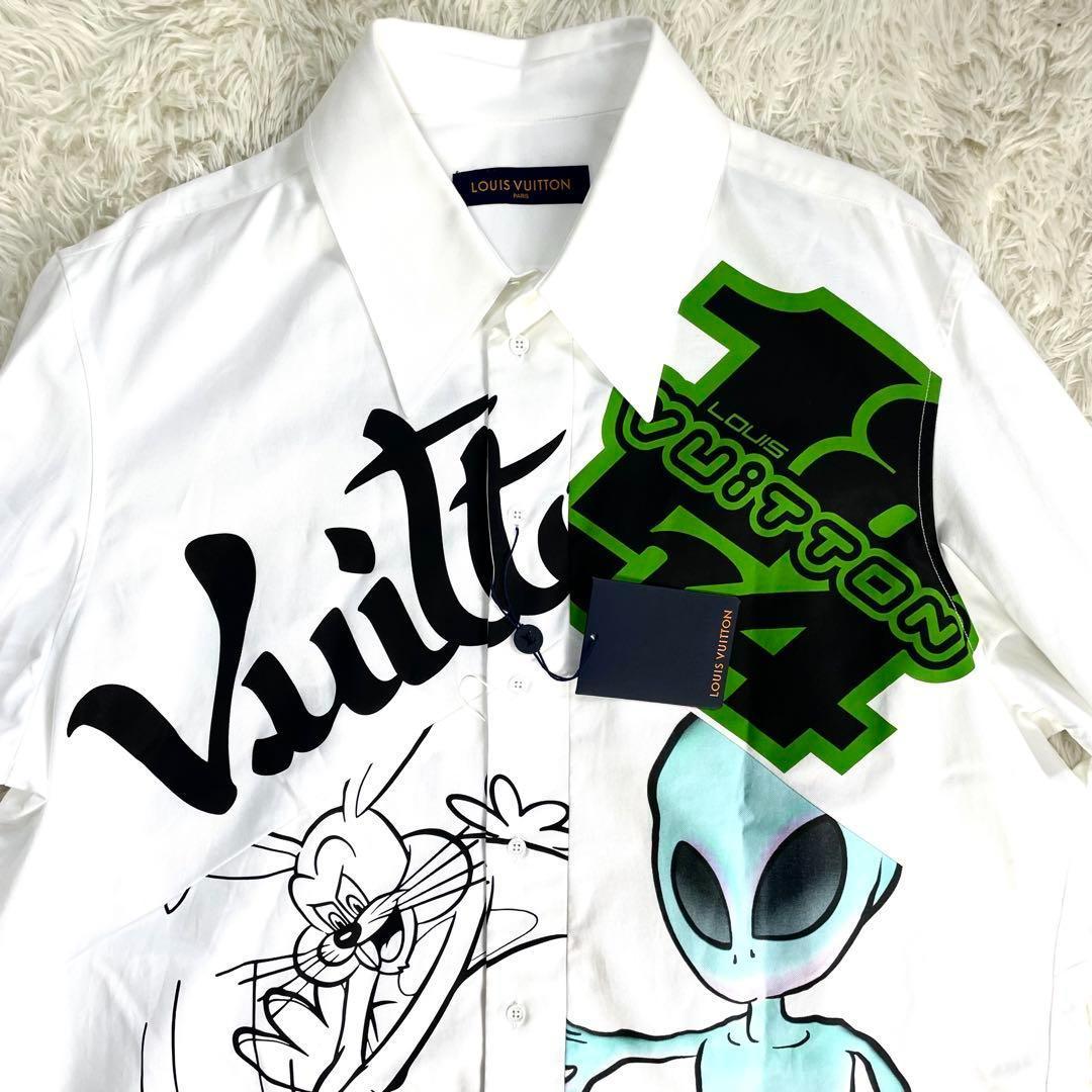 美品 ルイヴィトン　メンズ　長袖シャツ　タグ付き 4XL　大きいサイズ
