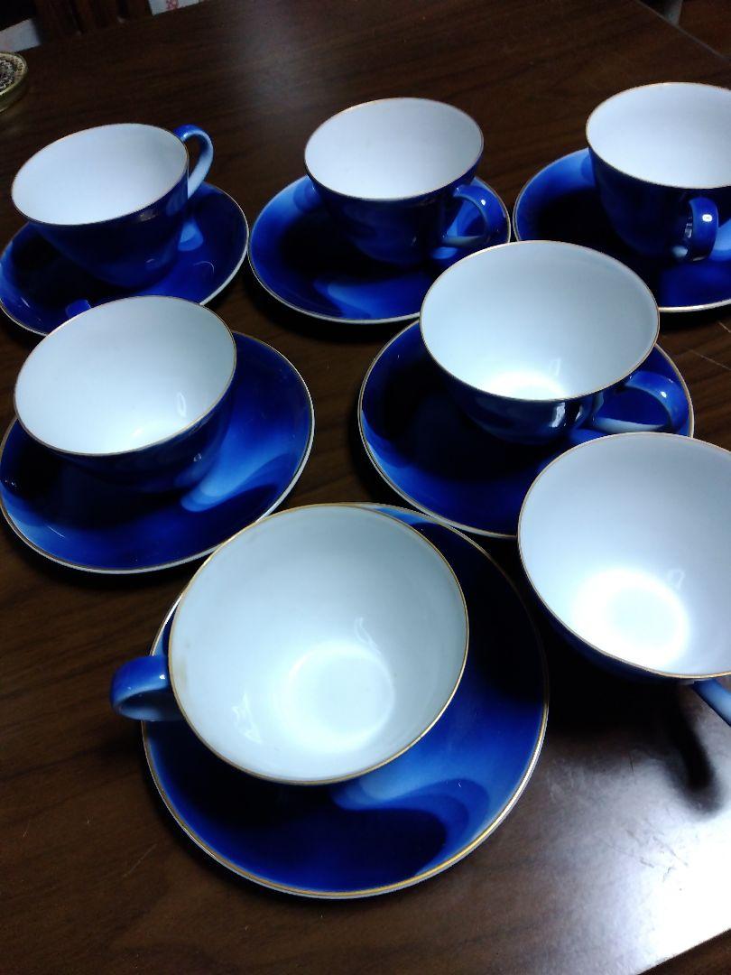 有田焼深川コーヒーカップセット、茶碗