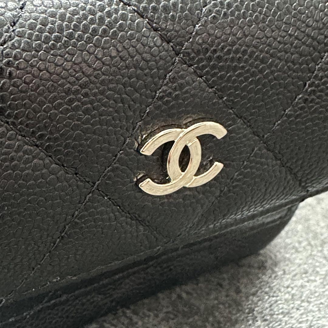 シャネル 24C バックパック キャビアスキン ブラック (CHANEL