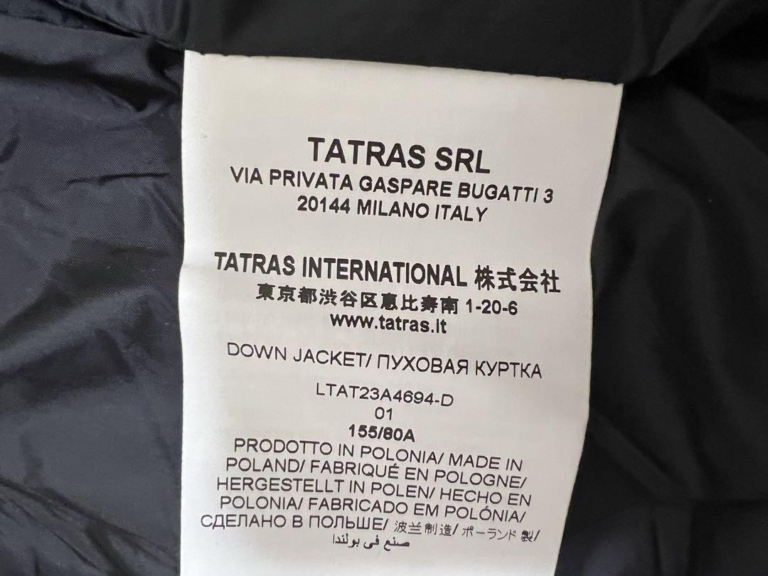 TATRAS タトラス　New ポリテアマ　２３年　ナイロン　ダウン　黒　1