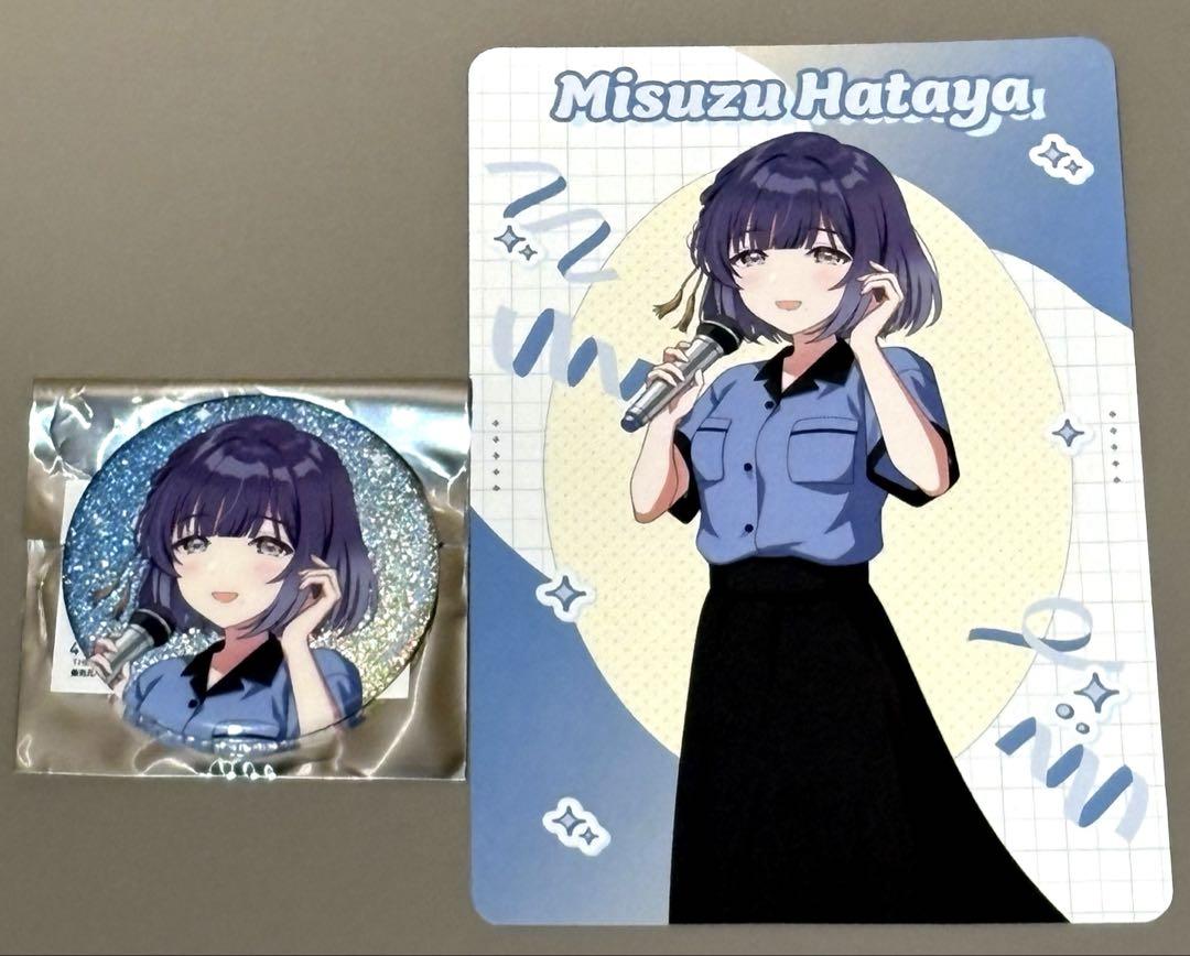 学園アイドルマスター　学マス　缶バッジ　10点セット　ラウンドワン　秦谷美鈴 秦谷美鈴 ラウンドワン 学マス グリッター缶バッジ ポストカード