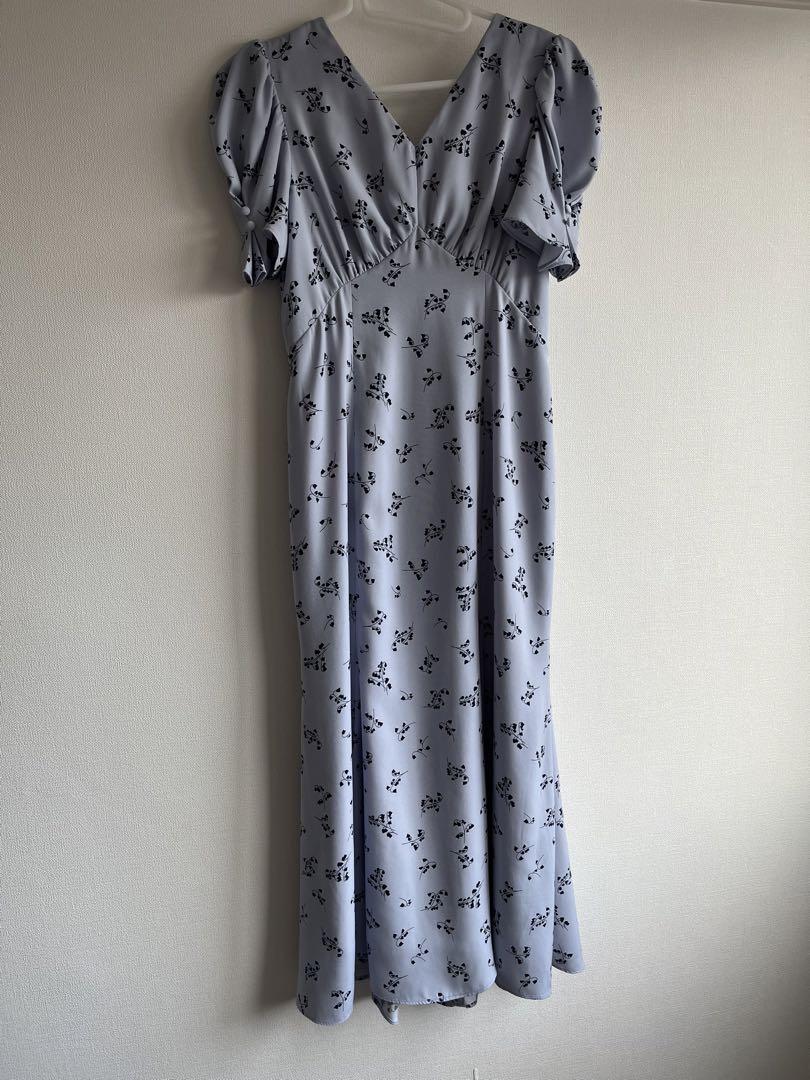 herlipto Muguet-Printed Mermaid Dress
