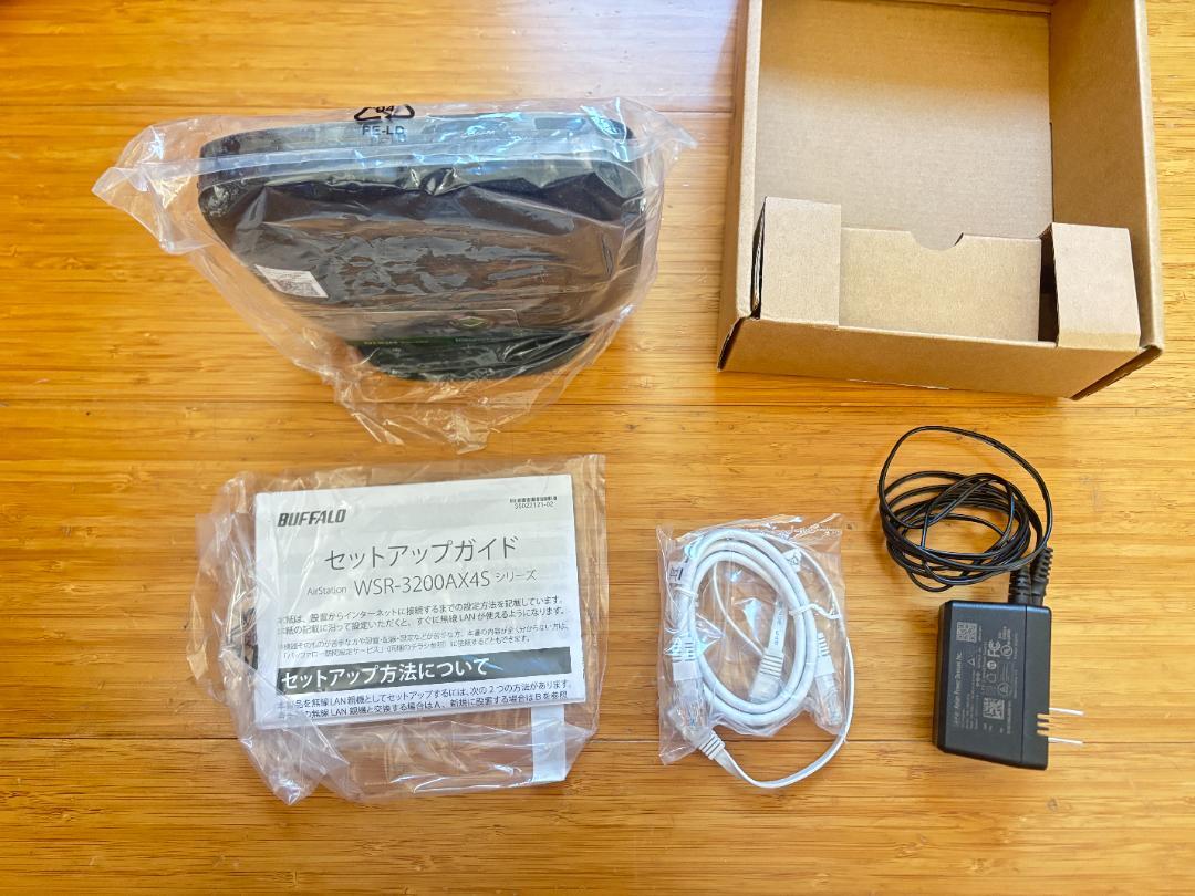 BUFFALO【WSR-3200AX4S/NBK】Wi-Fiルーター