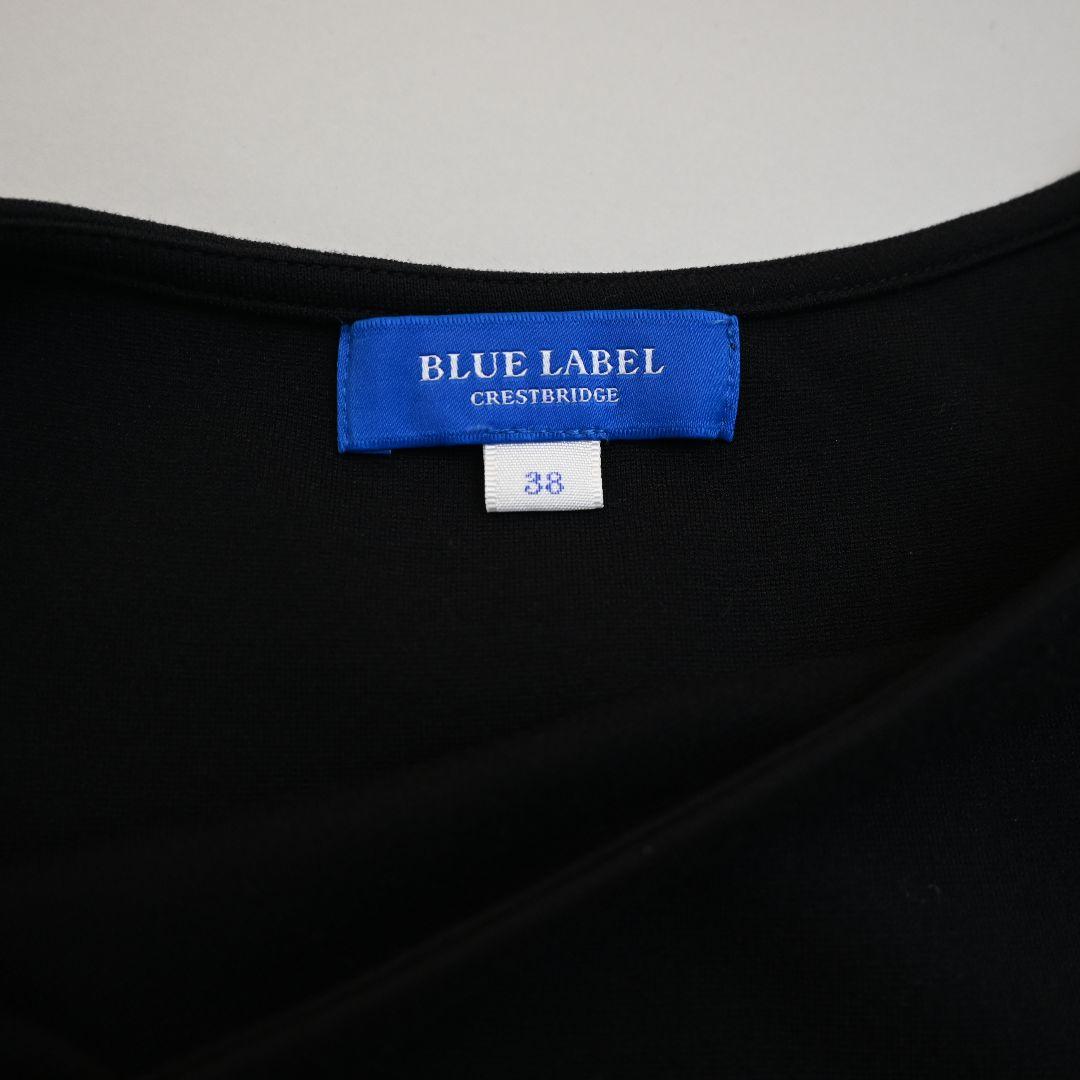 352☆ ブルーレーベル クレストブリッジ チェック ワンピース サイド