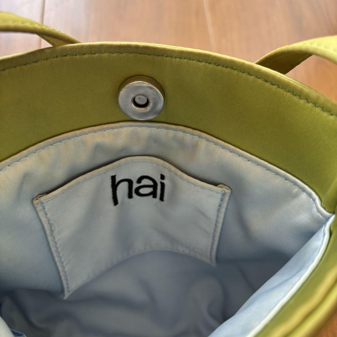 hai シルクバッグ タグ・袋付き hai（ファッション） ハンドバッグ Hai Little Silk Bag
