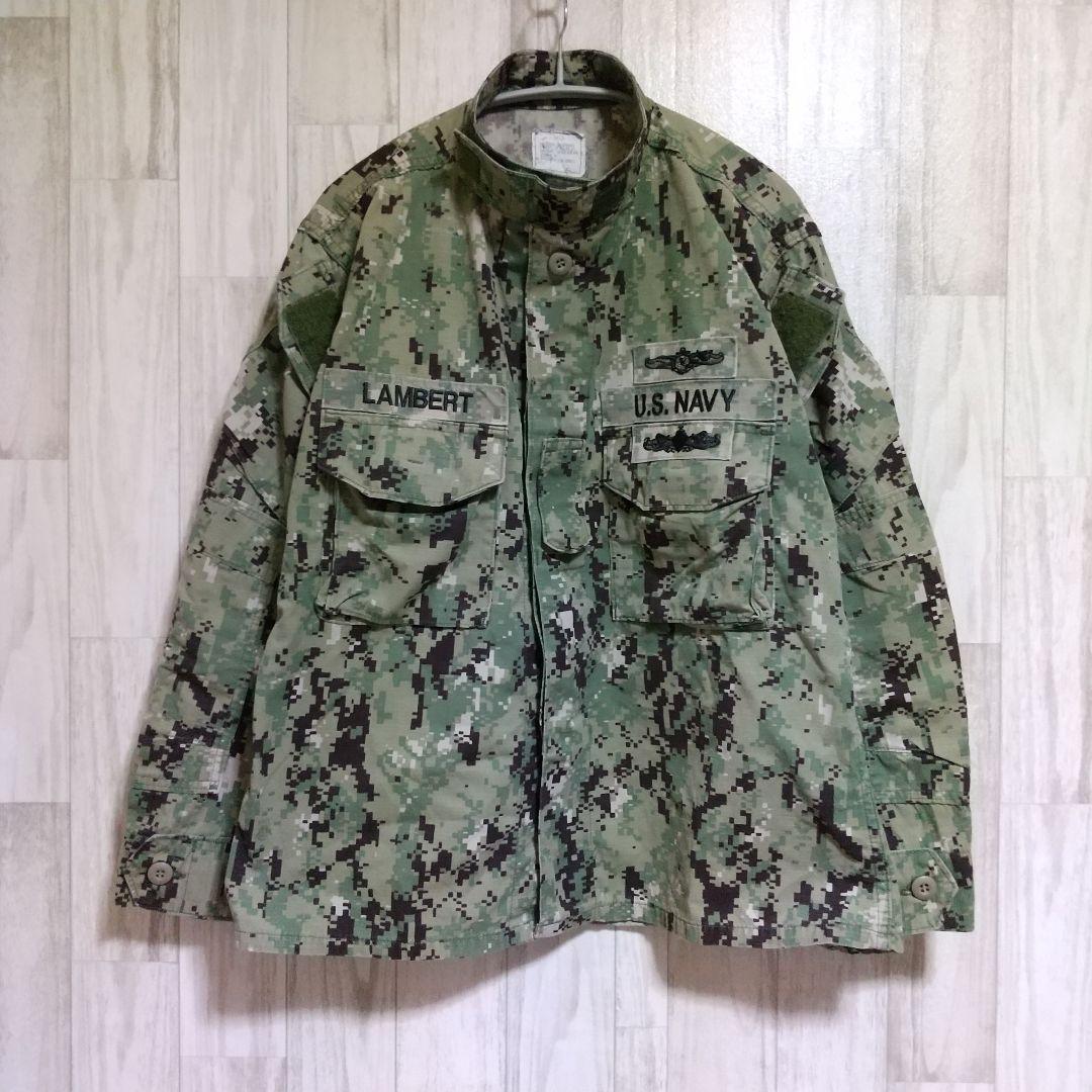 アメリカ軍放出品 NWU MARPAT ワッペン付U.S.NAVY M